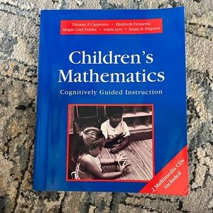 📚 3/$15 Children’s Mathematics Cognitively Guided Instruction Textbook